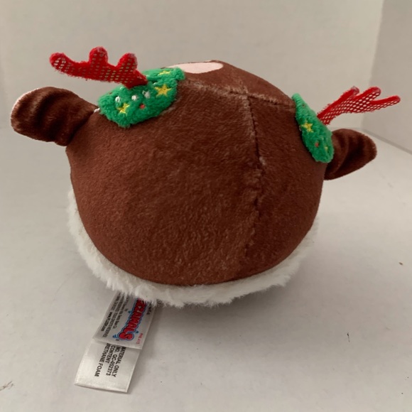 Claire’s Exclusive Squeezanals 4” Round Reindeer - Picture 3 of 9